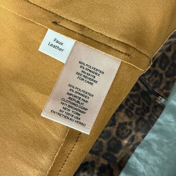 Philosophy Marrakech Marni Leopard Moto Jacket Faux Leather, Brown - Picture 5 of 5